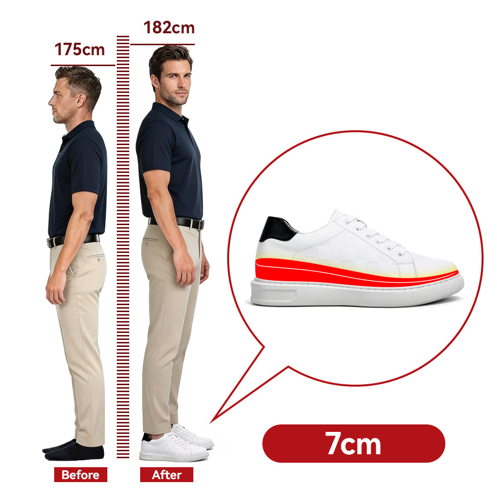SCARPE RIALZANTI GABRIELE +7 CM