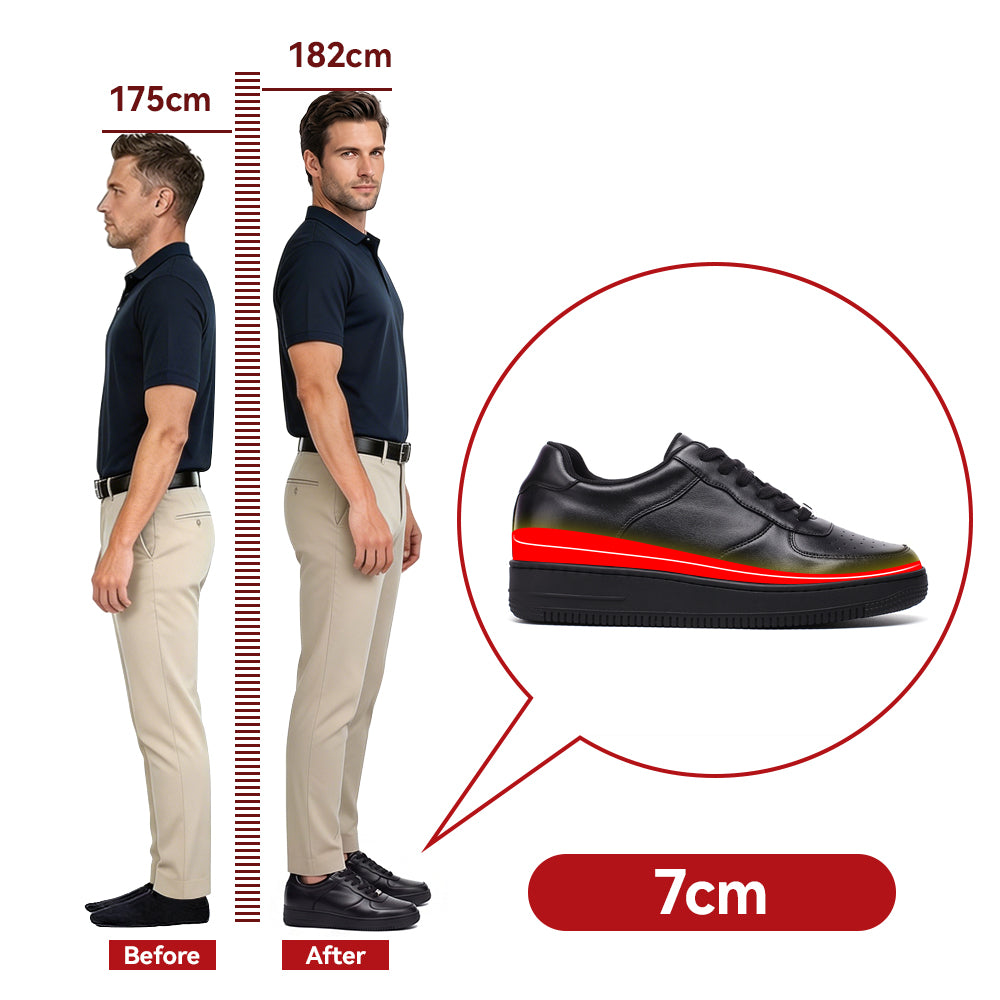 SCARPE RIALZANTI OSCAR +7 CM