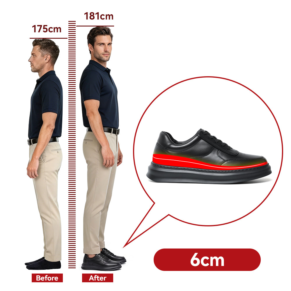 SCARPE RIALZANTI DINO +6 CM
